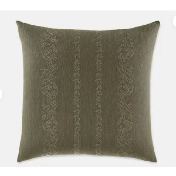 Tommy Bahama Home Nador Cotton European Pillow Sham (ONE) Green 26 in x 26 in - Picture 6 of 6